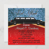 Invitation Modèle d'invitation Glitz Glamor Limo (Devant)