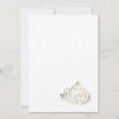 Invitation Modèle d'invitation Gold Quinceañera (Dos)