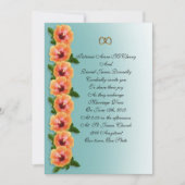 Invitation Modèle d'invitation Hibiscus (Devant)