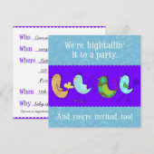 Invitation Modèle d'invitation Hightailin' Version Deux (Devant / Derrière)