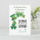 Invitation Modèle d'invitation Jour de l'Saint Patrick (Debout devant)