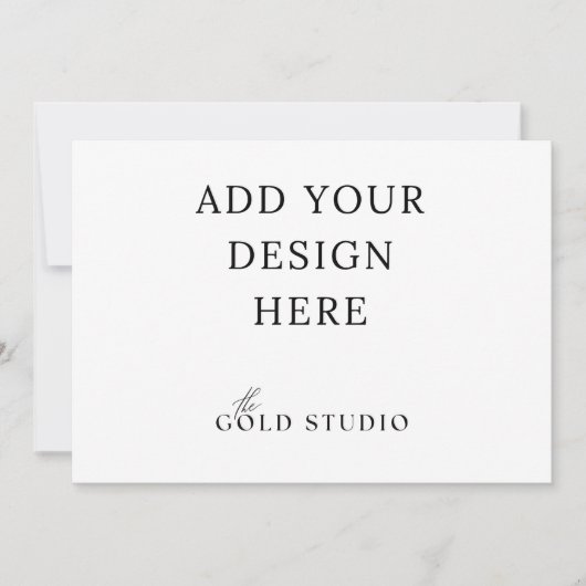 Invitation Modèle d'invitation paysage vierge 5 x 7 (Devant)