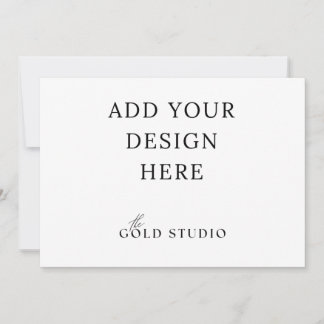 Invitation Modèle d'invitation paysage vierge 5 x 7