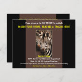 Invitation Modèle d'invitation - personnalisable (Devant / Derrière)