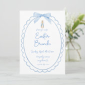 Invitation Modèle d'invitation pour brunch de Pâques | Imprim (Debout devant)