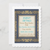 Invitation Modèle d'invitation pour célébration moderne (Dos)
