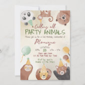 Invitation Modèle d'invitation pour fêtes d'anniversaire (Devant)