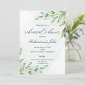 Invitation Modèle d'invitation pour le dîner de répétition IR (Debout devant)