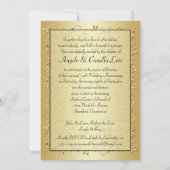 Invitation Modèle d'invitation pour les 50 ans de mariage ave (Dos)