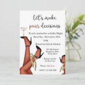 Invitation Modèle d'invitation pour prendre des décisions de  (Debout devant)