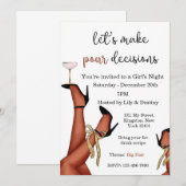 Invitation Modèle d'invitation pour prendre des décisions de  (Devant / Derrière)