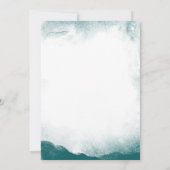 Invitation modèle d'invitation turquoise du lancement de l'aq (Dos)