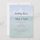 Invitation Modèle d'invitation Wedding shower Ocean Horizon (Devant)