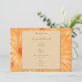 Invitation Modèle d'invitations - lillies oranges (Debout devant)