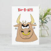 Invitation Modèle drôle fou d'invitations de partie de (Debout devant)