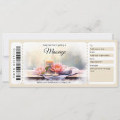 Invitation Modèle du certificat cadeau de massage surprise (Devant)