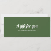 Invitation Modèle du certificat-cadeau surprise Train Ticket (Dos)