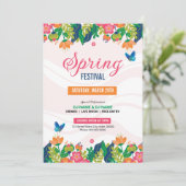 Invitation Modèle du prospectus d'invitation de la fête de pr (Debout devant)