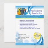 Invitation Modèle éditable professionnel propre (Devant / Derrière)
