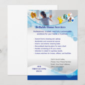 Invitation Modèle éditable professionnel propre (Devant / Derrière)