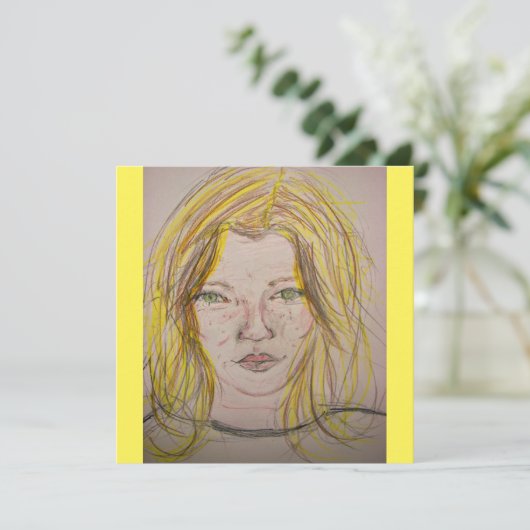 Invitation Modèle fille (Debout devant)