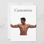Invitation Modèle Fitness Homme Thunder_Cove (Dos)