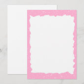 Invitation Modèle frontalier personnalisé vintage en papier d (Devant / Derrière)