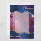 Invitation Modèle Galaxy (Devant)