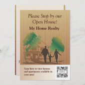 Invitation Modèle Ma maison Immo (Devant / Derrière)