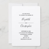 Invitation modèle mariage 1b (Devant)