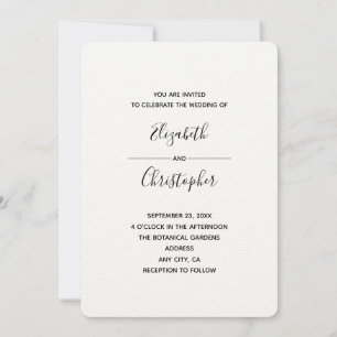 Invitation modèle mariage 1b