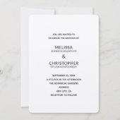 Invitation modèle mariage 2B (Devant)