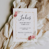 Invitation Modèle, Mariage Rose