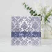 Invitation Modèle nuptiale de douche de couples faciles et (Debout devant)