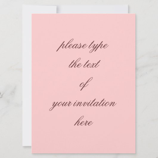 Invitation Modèle nuptiale d'invitation de douche de (Dos)