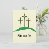 Invitation Modèle Pâques chrétien  (Debout devant)