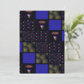 Invitation Modèle patchwork du 4 juillet - 4 juillet (Debout devant)