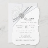 Invitation Modèle personnalisé - Conception 75e / 60e anniver (Devant)