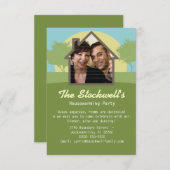 Invitation Modèle photo du soleil levant (Devant / Derrière)