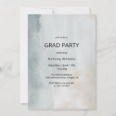 Invitation Modèle photo Moderne Graduation Paty Celebration (Dos)