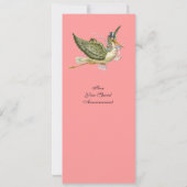 INVITATION MODÈLE PHOTO MONOGRAM BABY SHOWER STORK (Dos)
