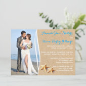 Invitation modèle photo uniquement pour la récepti (Debout devant)