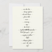 Invitation modèle pour les échanges de polices (Devant)