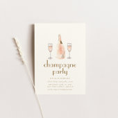 Invitation modèle pour une fête de pâtisserie pari