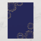 Invitation modèle pour une soirée du Nouvel An de (Dos)