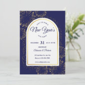 Invitation modèle pour une soirée du Nouvel An de (Debout devant)