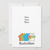 Invitation Modèle Réaliseurs de maisons (Dos)