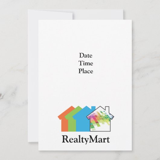 Invitation Modèle Réaliseurs de maisons (Dos)