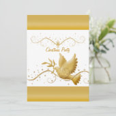 Invitation modèle religieux chrétien de paix (Debout devant)