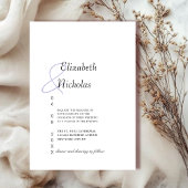 Invitation modèle simple en noir et blanc